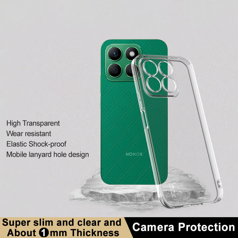 IMAK UX-5 Series for Honor X8b 4G Case Shock Absorbing Soft TPU Phone Shell (Slim Style) IMAK UX-5 Series for Honor X8b 4G Case Shock Absorbing Soft TPU Phone Shell (Slim Style)